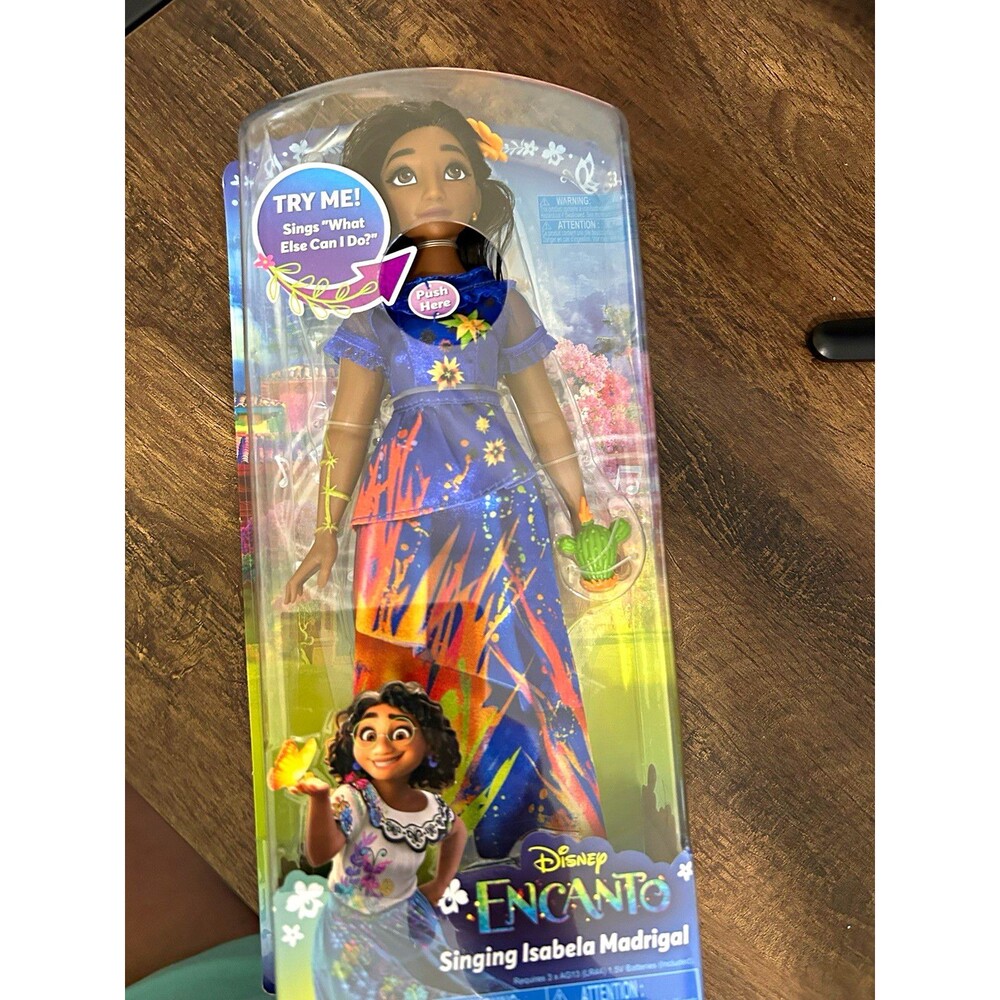 Disney Encanto Singing Interactive Isabela Madrigal Fashion Doll 11in Try Me